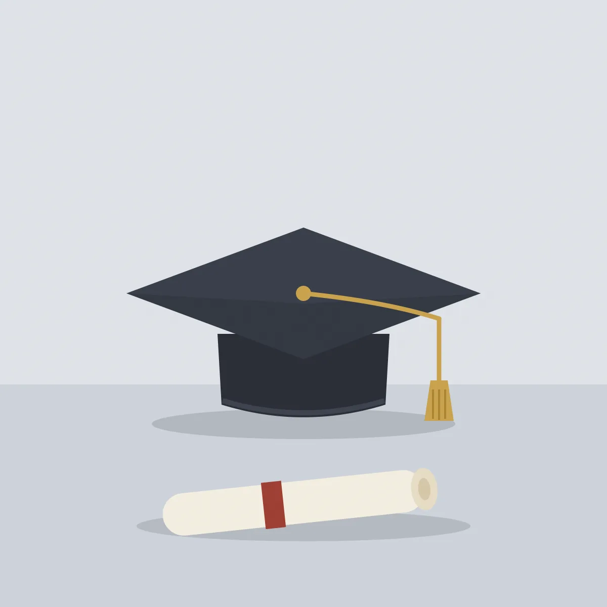 Birrete y diploma