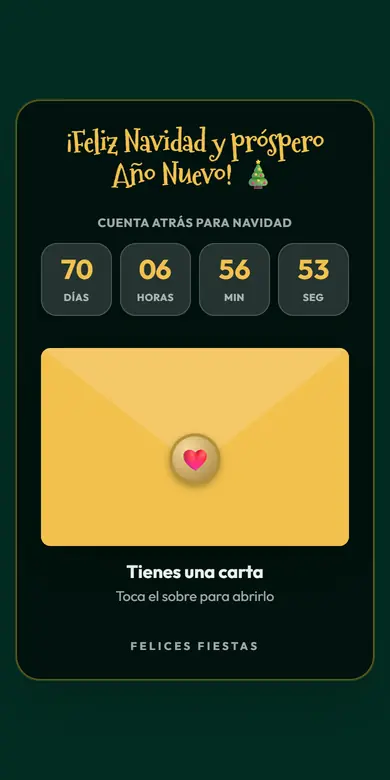 Vista de la plantilla Navidad y Año Nuevo
